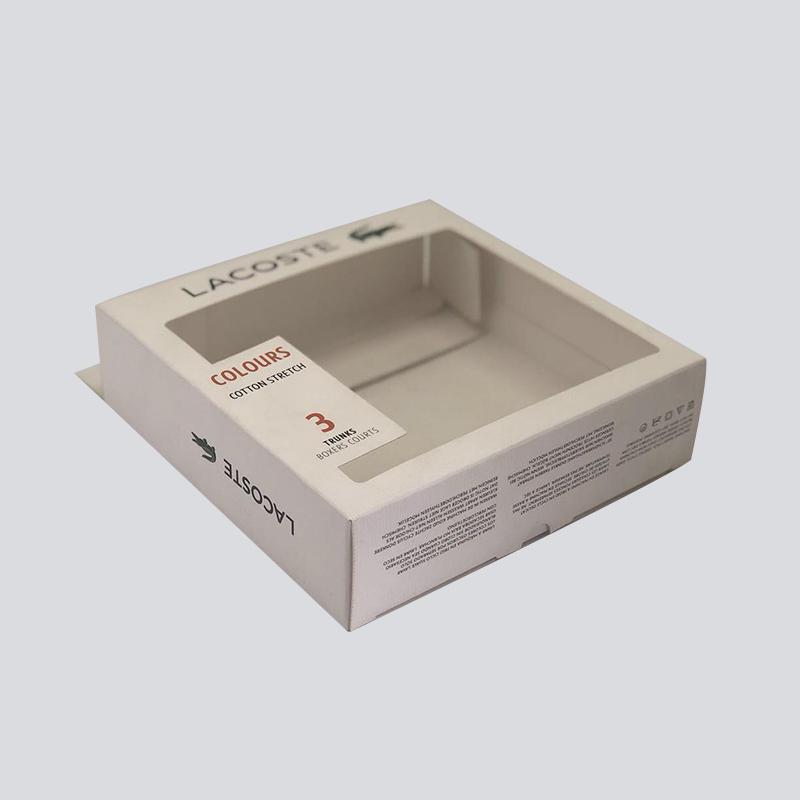 Mingyi Printing High standard underwear/clothing Paper Boxes with PET Windows Color Packaging Box image4